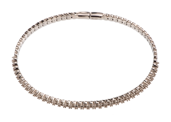 Pave Diamond Bangle Bracelet