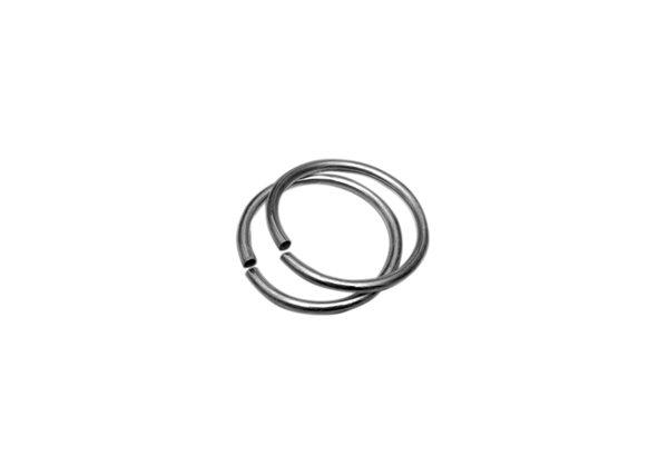 65mm Sterling Silver Round Tube Bangle