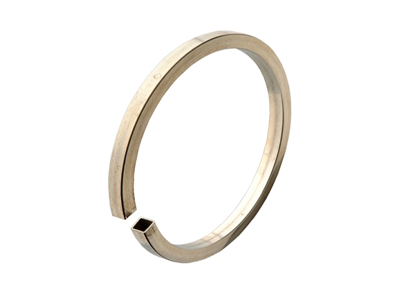 65mm Sterling Silver Square Tube Bangle