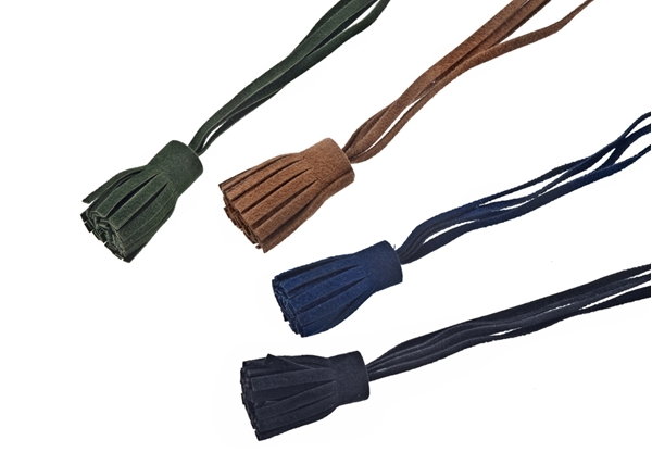 Suede Cord With Tassels 3mm