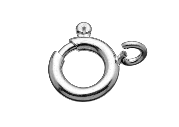 Spring Ring Clasp, Sterling Silver Spring Ring Clasps