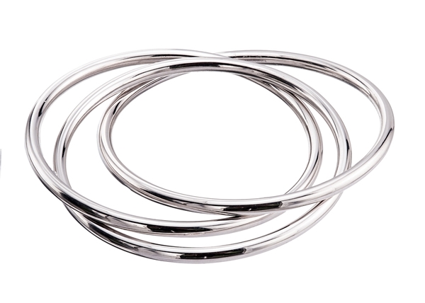 3 Line Round bangles