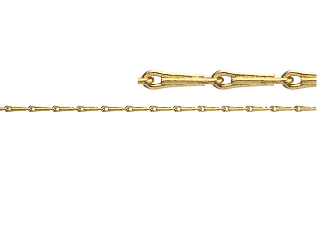 14k Solid Gold Diamond Cut Marina Chain by Foot. Unfinished Solid Gold Chain  for Jewelry. Wholesale Solid Gold Chains. 040FA1P122 by Ft 