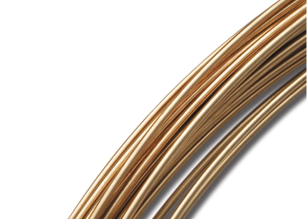 14K Yellow Gold Round Wire 0.3mm/28 Gauge