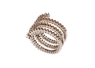 Diamond Spiral Ring