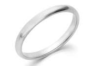 Half Round Wedding Band 2mm