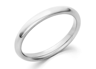 Domed Comfort Fit Wedding Band-2.5mm