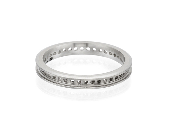 Round Diamond Anniversary Band