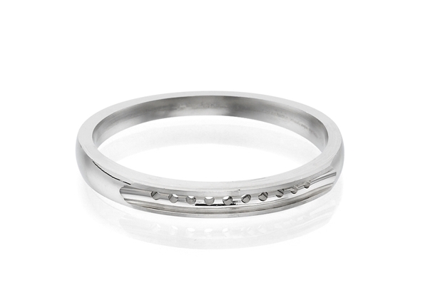 Half Eternity Anniversary Ring