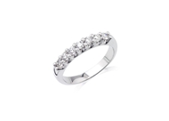 Pave Diamond Wedding Band