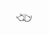 13x10mm Diamond Hoop Earring