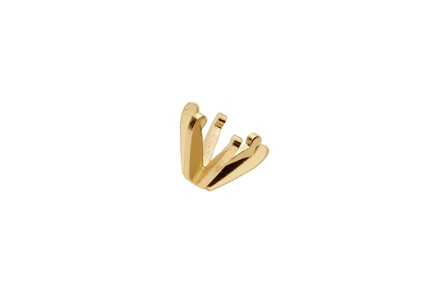 6 Prong Low Profile Gold Setting