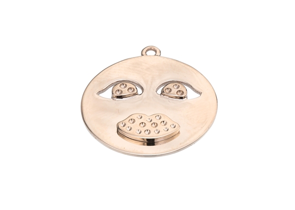 Smiley With Eye Pendant For Settings