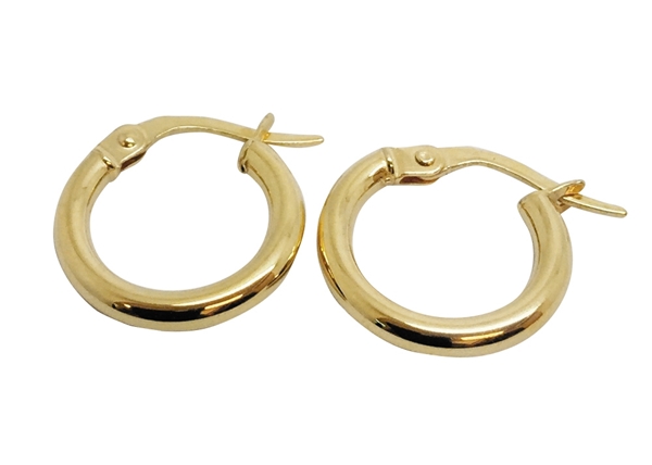 Round Hoop Earrings