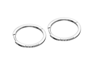 20mm Pave Hoop Earring