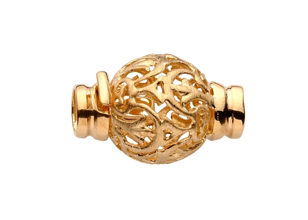 Gold Fillgre Ball Clasp