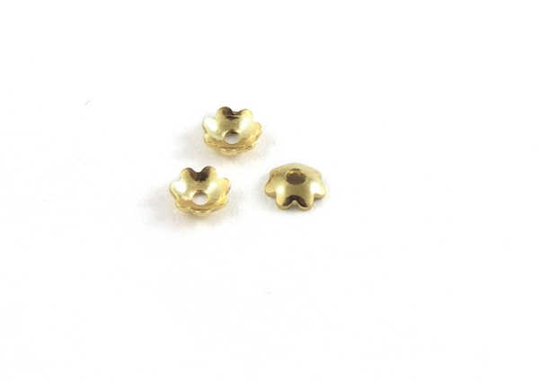 Fluted Flower Bead Pearl Spacer