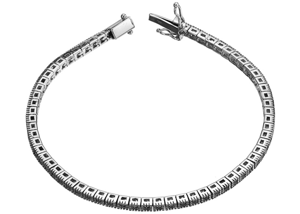 Princess Cut Tennis Bracelet