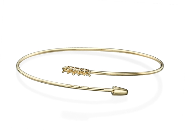 Diamond Bangle Bracelet-Flexible