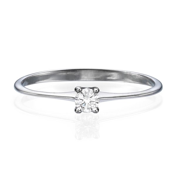 4 Prong Engagement Ring 3mm/0.1ct