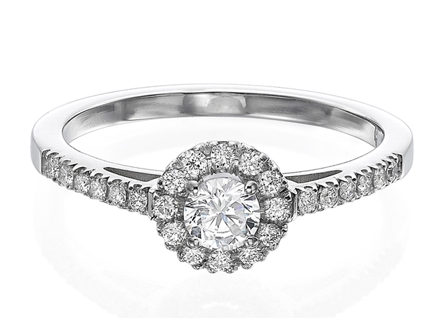 Halo Engagement Ring 4.2mm/0.30ct