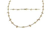 Bezel Diamond Necklace 2.65 CTW