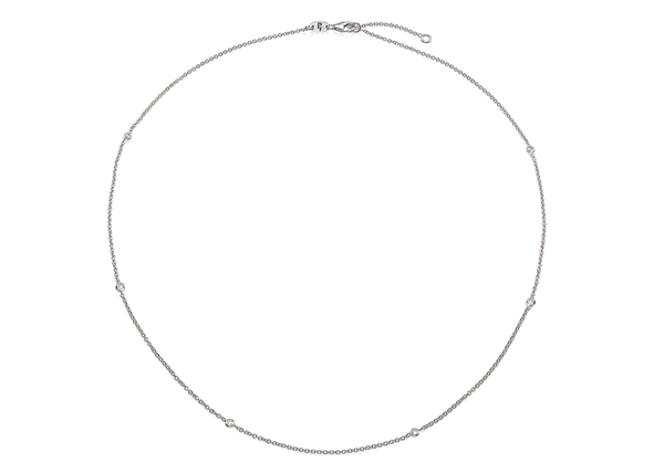 Picture of Bezel Set Diamond Necklace 0.60 CT TW