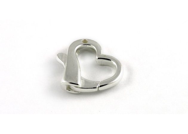 Picture for category Sterling Silver Heart Clasp