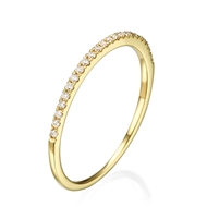 Picture of Half Eternity Wedding Band 0.19 CT TW