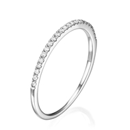 Picture of Half Eternity Wedding Band 0.19 CT TW