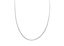Picture of Cable Chain Rodium Plated  by the Foot 2.15x1.9mm