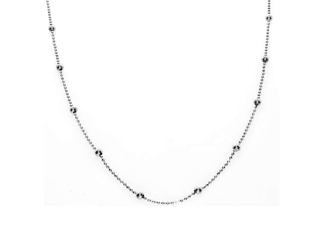 Picture of Bead Chain Rodium Plated 2.5mm