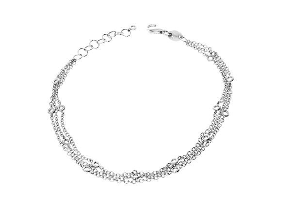 3 Lines Necklace Bracelet Setting 18 cm