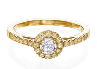 Picture of Halo Engagement Ring 0.49 CTW