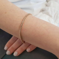 Picture of Diamond Cut Tennis Bracelet