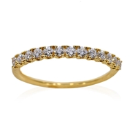 Изображение Half Eternity Wedding Bands .39 CT TW