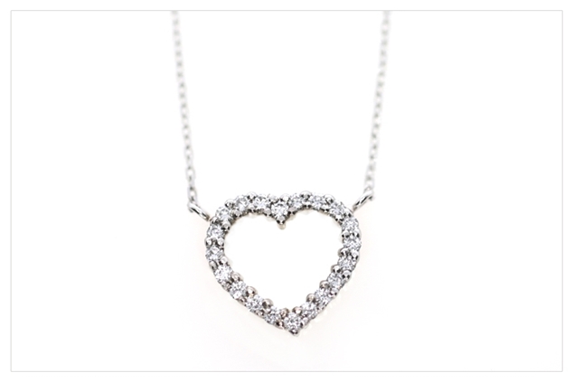 Picture of Heart Necklace 0.10ctw