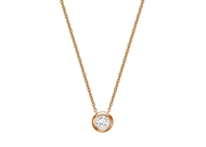 Picture of Bezel Set Diamond Necklace 2.5mm/0.05ct