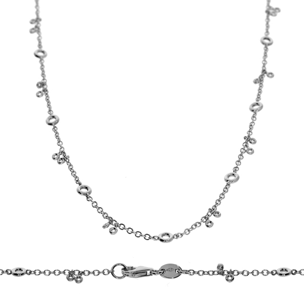 Bezel Diamond Necklace-0.6 CTW