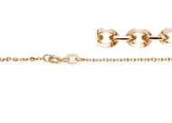 1.7mm Diamond Cut Belcher Chain-By Foot