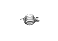 Corrugated Ball Bead Clasp-7mm