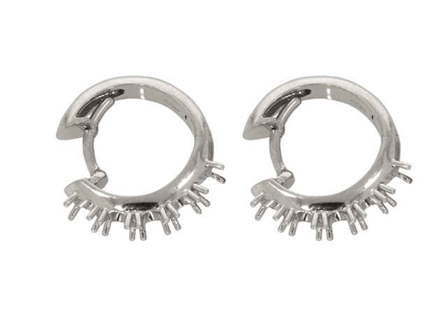 Diamond Hoop Earring