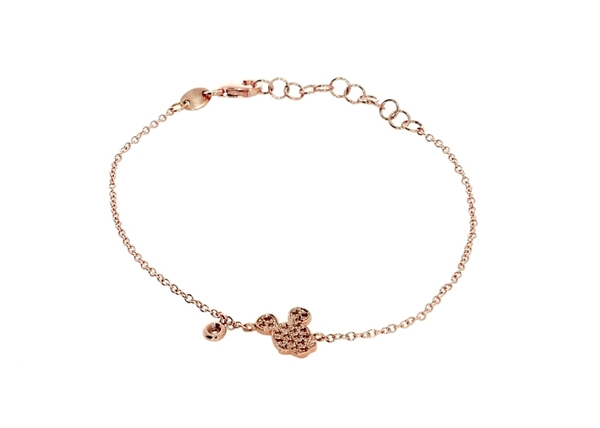 Mickey Mouse Bracelet with Diamond