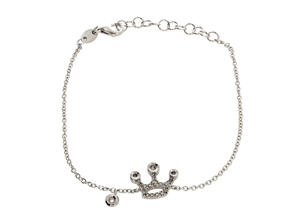 Crown Bracelet with Diamond