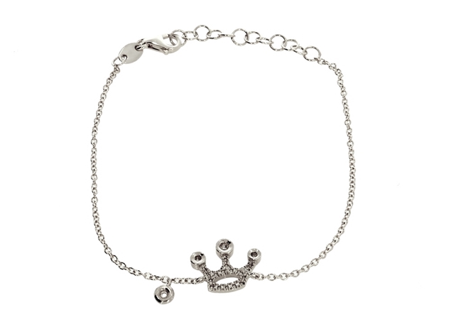 Crown Bracelet with Diamond