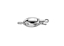 Oval Smooth Ball Bead Clasp