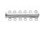 Round Tube Pearle Clasp 6 Lines