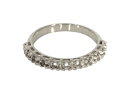 Picture of Diamond Cut Half Eternity Ring 11 Stones