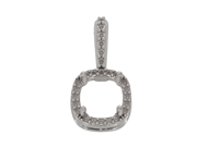 Picture of Cushion 4 Prong Halo Style Pendant