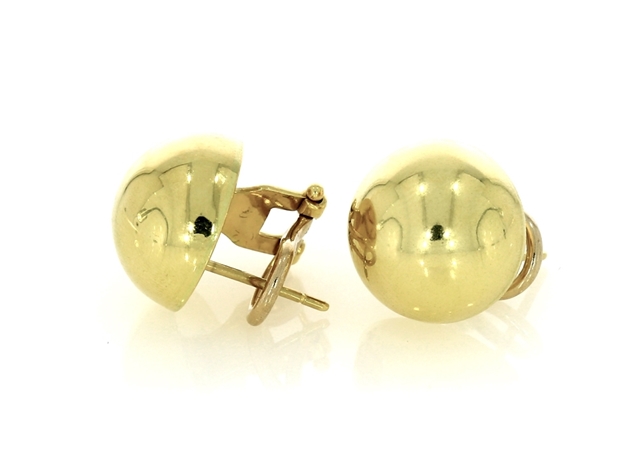 Picture of Halfl Ball Stud Earrings 14mm